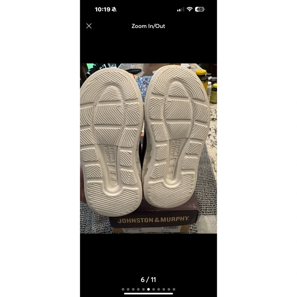 NEW boys size 5 Johnston and Murphy boy's (toddler/little kid) activate U throat
